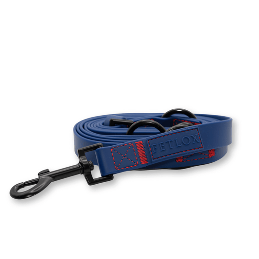 Rufus 3-in-1 Adjustable Dog Leash - Blue - Pet Supplier Store