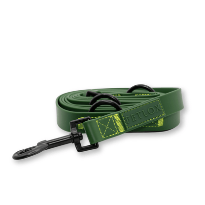 Rufus 3-in-1 Adjustable Dog Leash - Green - Pet Supplier Store