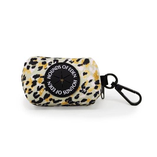 Sage Leopard Design Poop Bag Holder - Pet Supplier Store