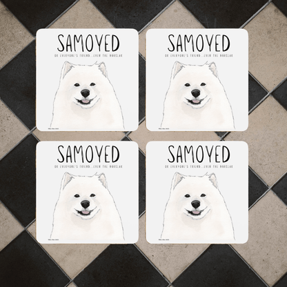 Samoyed Coasters – Smiles, Sass & Zero Security - Pet Supplier Store