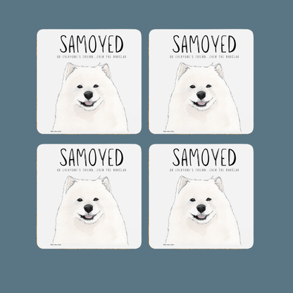 Samoyed Coasters – Smiles, Sass & Zero Security - Pet Supplier Store