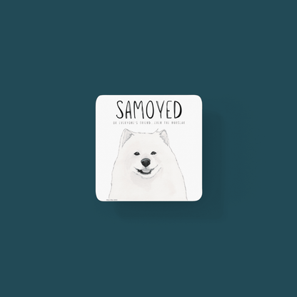 Samoyed Coasters – Smiles, Sass & Zero Security - Pet Supplier Store