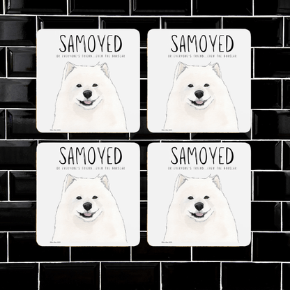 Samoyed Coasters – Smiles, Sass & Zero Security - Pet Supplier Store