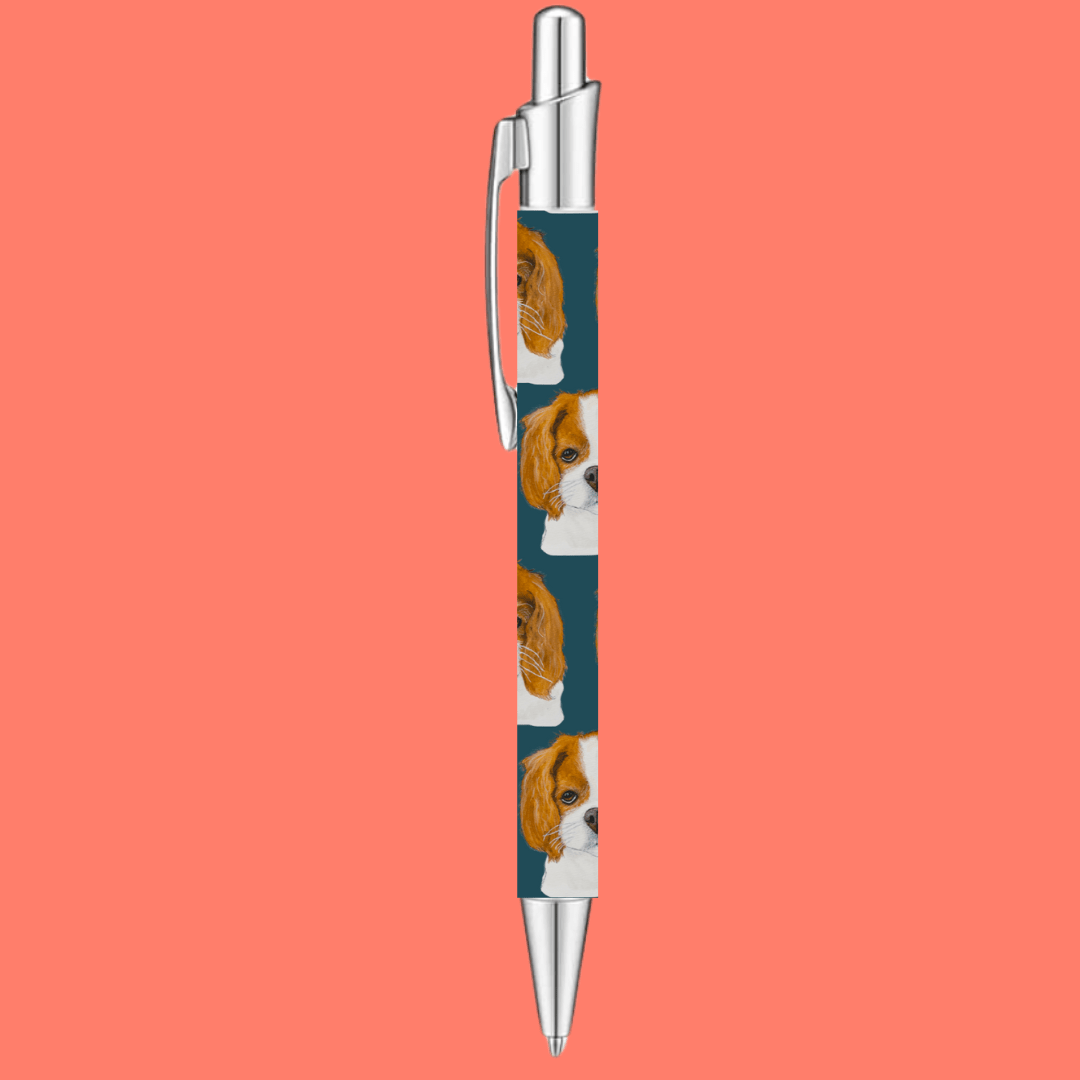 Scribble Like a Sovereign: Recycled Pen Featuring Your Royal Shadow (Cavalier Style) - Pet Supplier Store