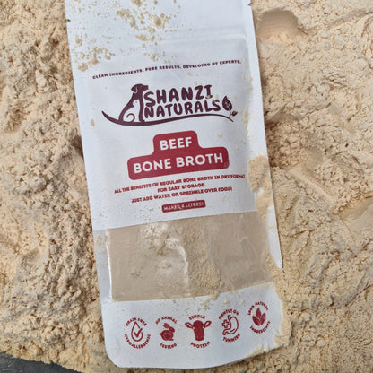 Shanzi Naturals Beef Bone Broth Powder - Pet Supplier Store