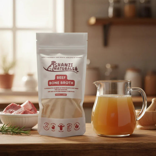 Shanzi Naturals Beef Bone Broth Powder - Pet Supplier Store