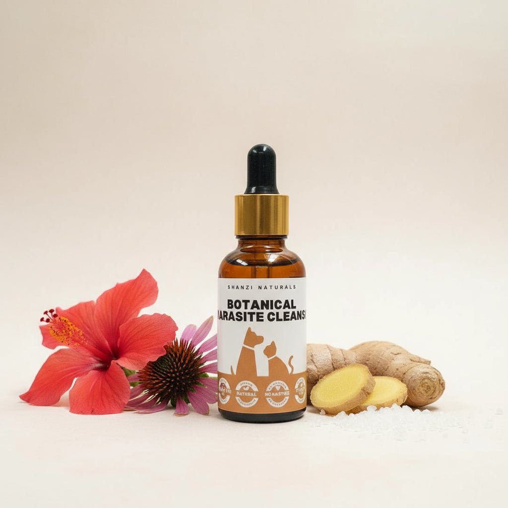 Shanzi Naturals Botanical Parasite Cleanse (Worm Aid) - Pet Supplier Store