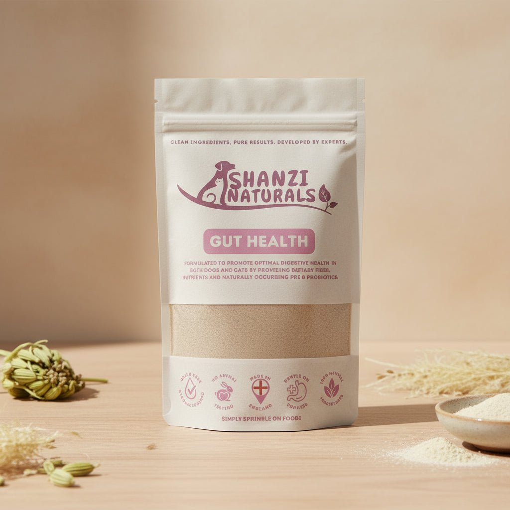 Shanzi Naturals Gut Health Powder - Natural Pre & Pro-biotic - Pet Supplier Store
