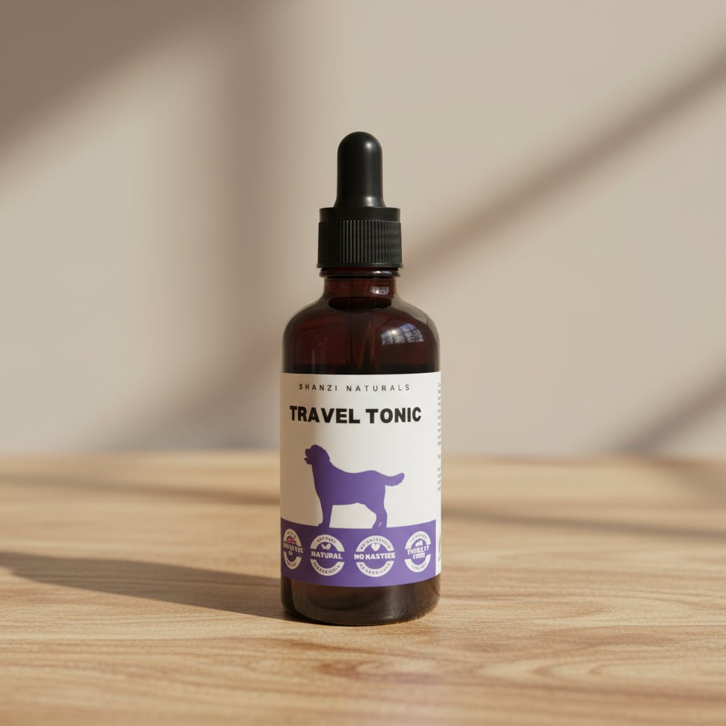 Shanzi Naturals Travel Tonic - Travel Sickness Tincture - Pet Supplier Store
