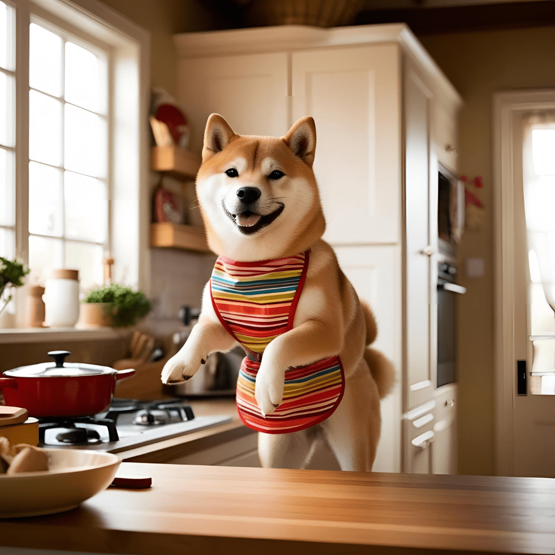 Shiba Inu Apron – For Cooks Under Canine Surveillance - Pet Supplier Store