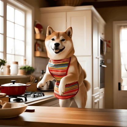 Shiba Inu Apron – For Cooks Under Canine Surveillance - Pet Supplier Store