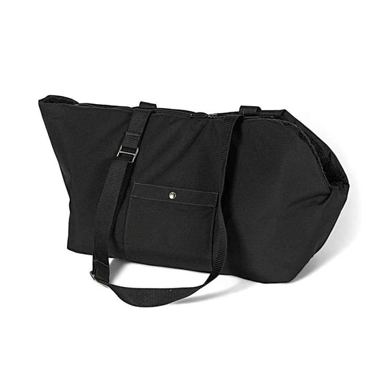 Soho Poms ALL Black Luxury Rainy Bear Dog Carrier with Zipper - Pet Supplier Store