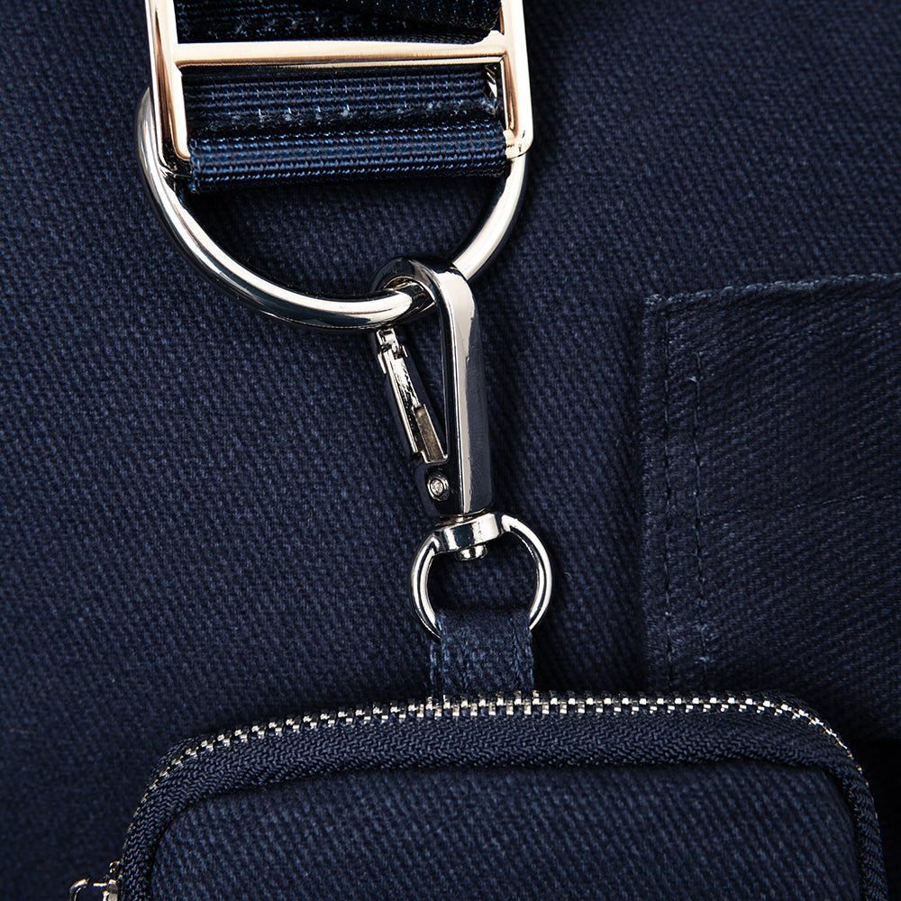 Soho Poms Berwick Pet Carrier - Navy - Ideal for Dogs & Cats - Pet Supplier Store