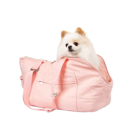 Soho Poms Berwick Pet Carrier - Pink Pepper - Ideal for Dogs & Cats - Pet Supplier Store