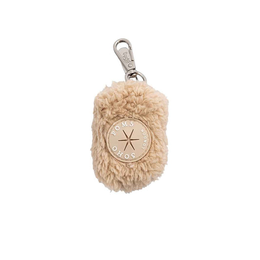 Soho Poms Carnaby Poo Bag Dispenser Pouch - Vanilla Cream - Pet Supplier Store