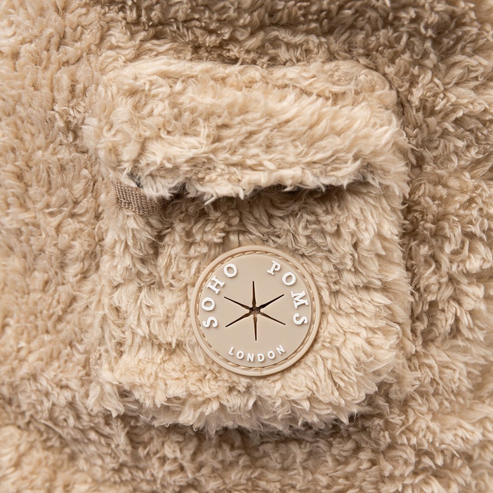 Soho Poms Carnaby Teddy Bear Carrier - Vanilla Cream - Pet Supplier Store