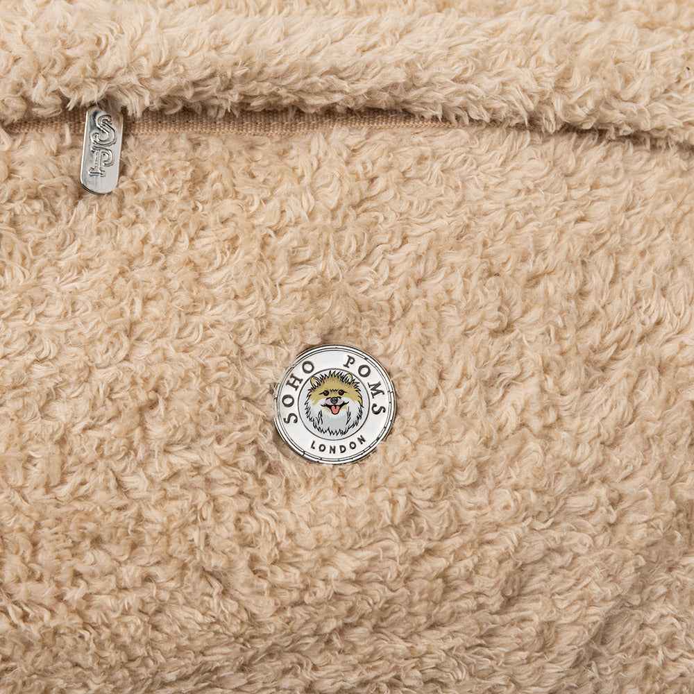 Soho Poms Carnaby Teddy Bear Carrier - Vanilla Cream - Pet Supplier Store