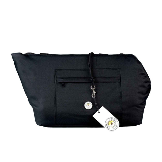 Soho Poms Compton All Black Pet Carrier - Ideal for Dogs & Cats - Pet Supplier Store