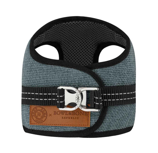 Soho Poms x Bowl & Bone Republic Mayfair Harness - Ocean - Pet Supplier Store