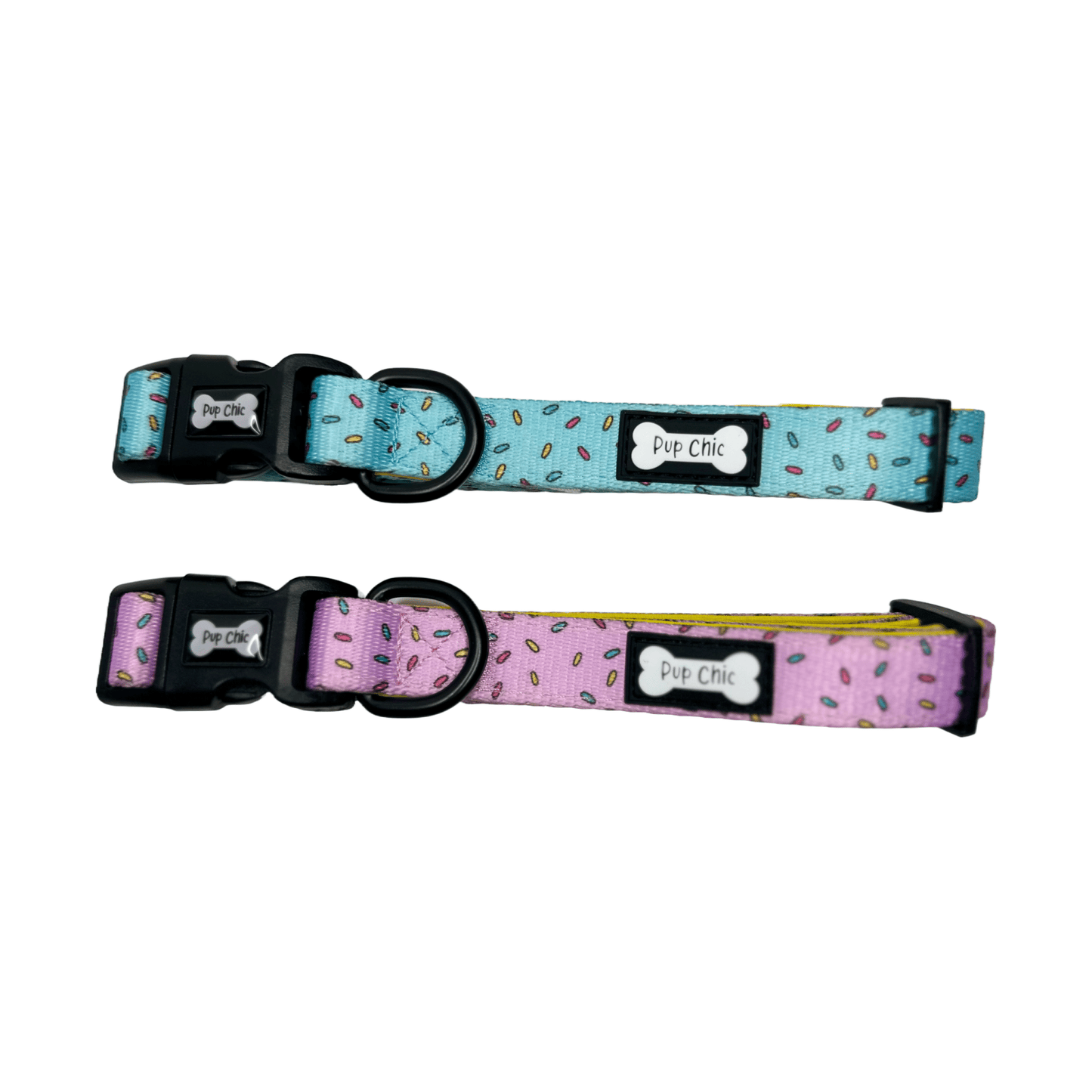 Sprinkles For Days Collar - pink or blue sprinkles dog collar - Pet Supplier Store