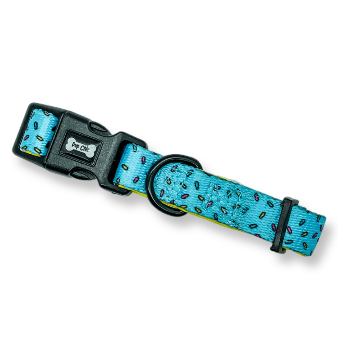 Sprinkles For Days Collar - pink or blue sprinkles dog collar - Pet Supplier Store