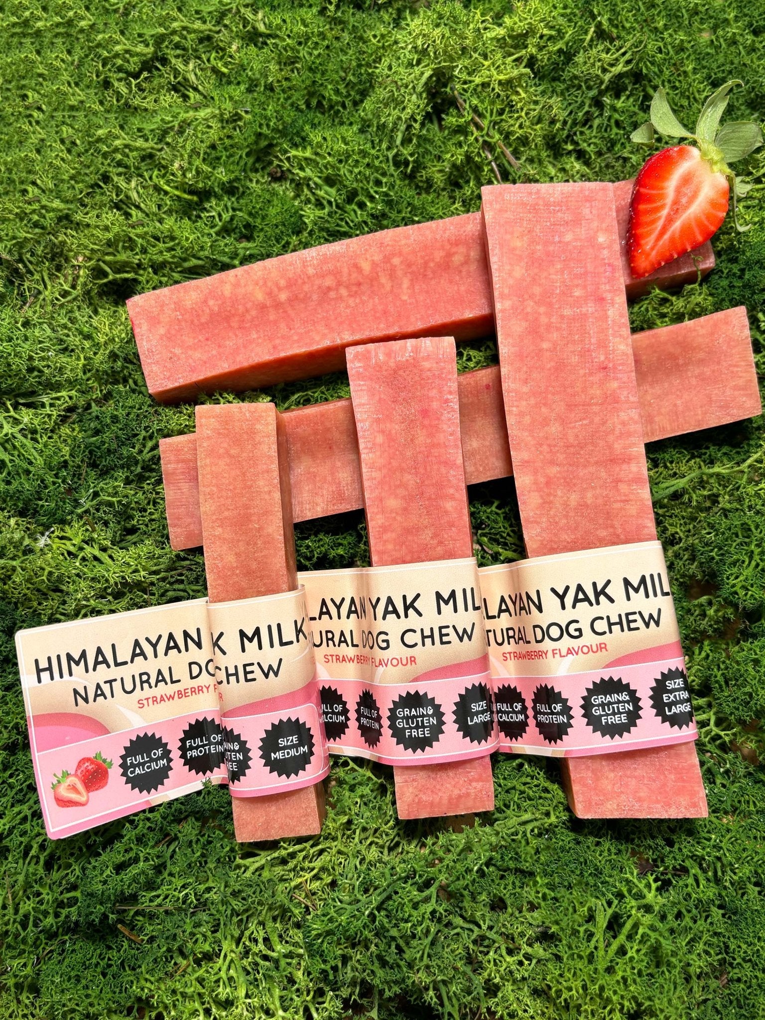 Strawberry Yak Dog Chew - Pet Supplier Store