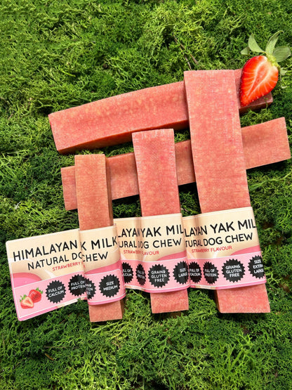 Strawberry Yak Dog Chew - Pet Supplier Store