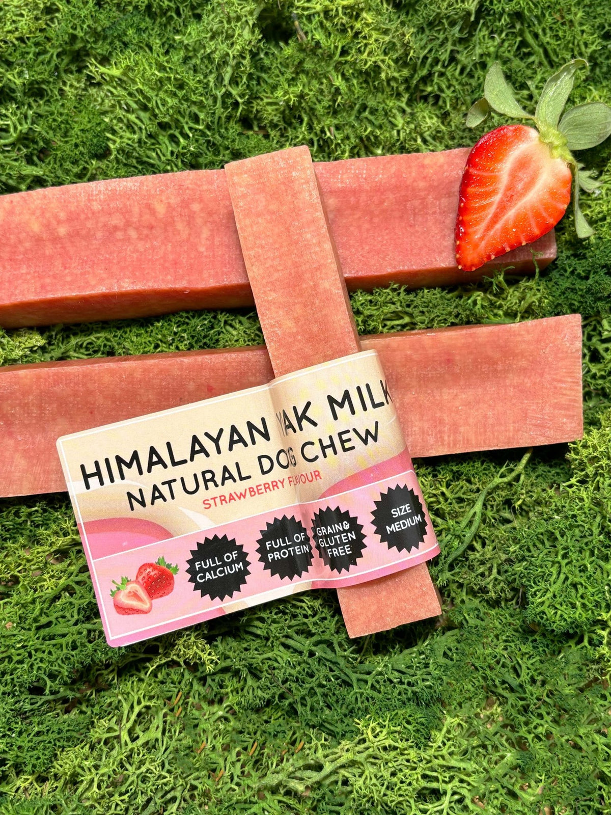 Strawberry Yak Dog Chew - Pet Supplier Store