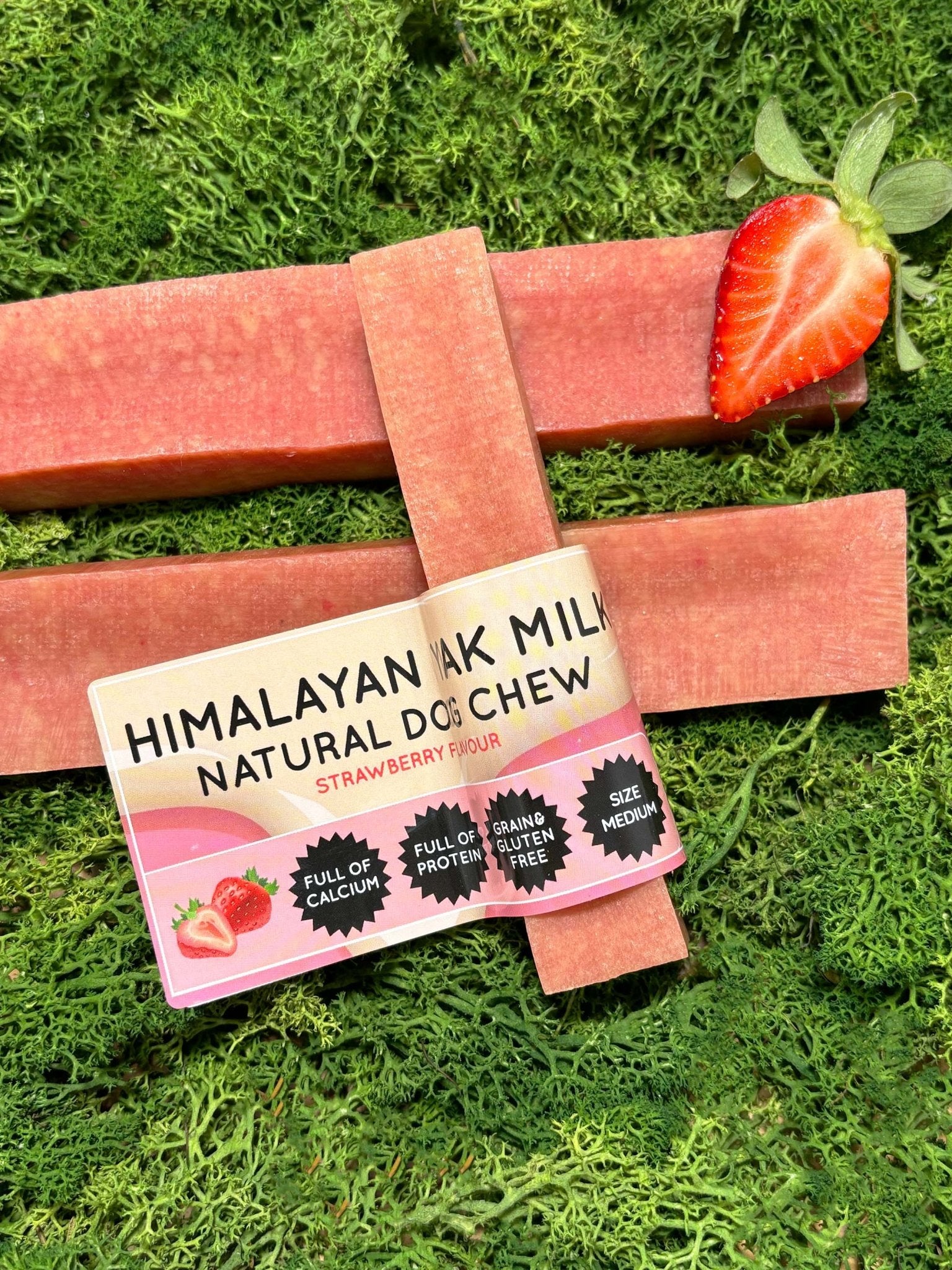 Strawberry Yak Dog Chew - Pet Supplier Store