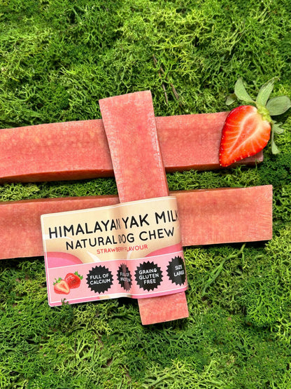 Strawberry Yak Dog Chew - Pet Supplier Store
