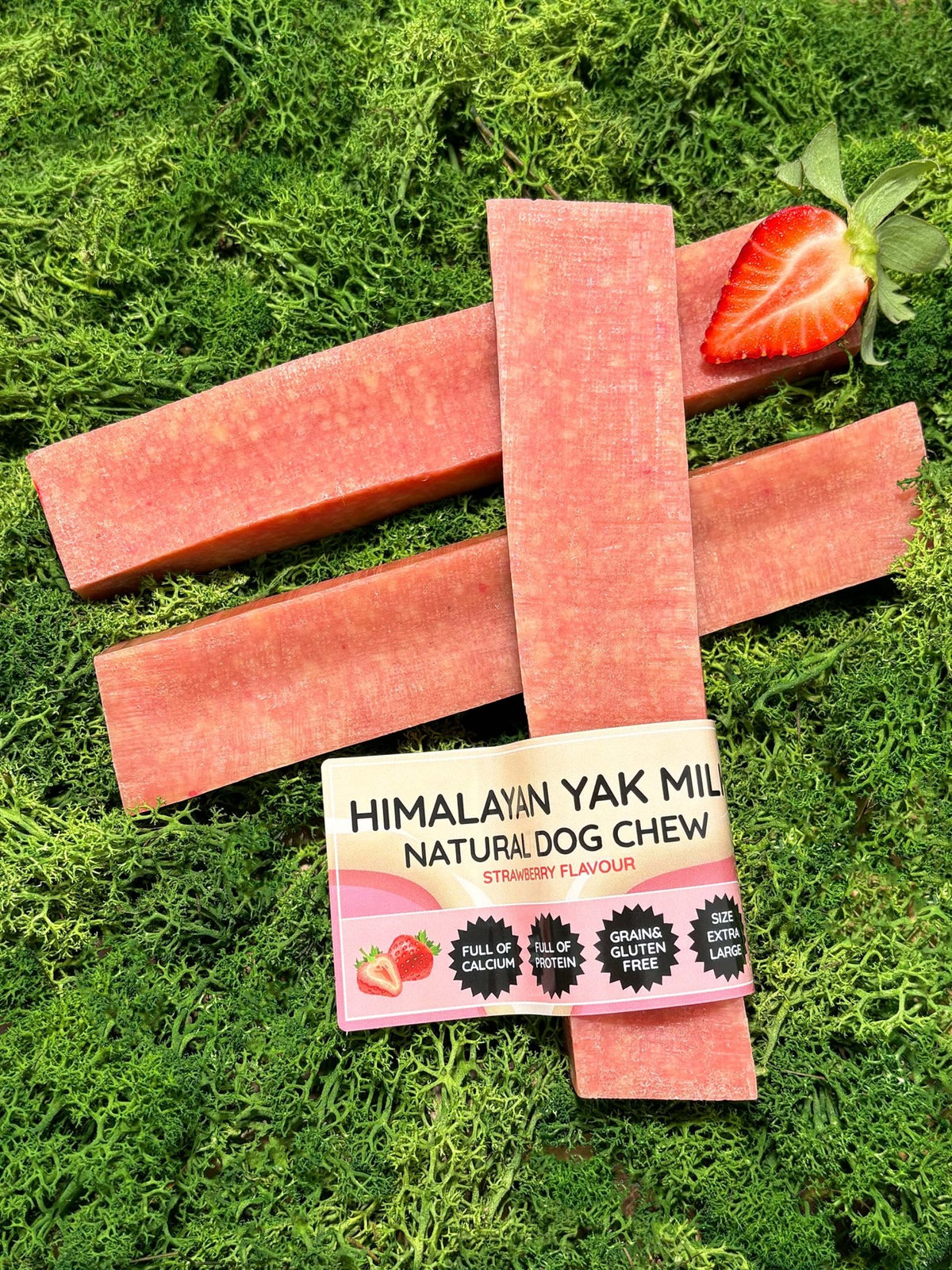 Strawberry Yak Dog Chew - Pet Supplier Store