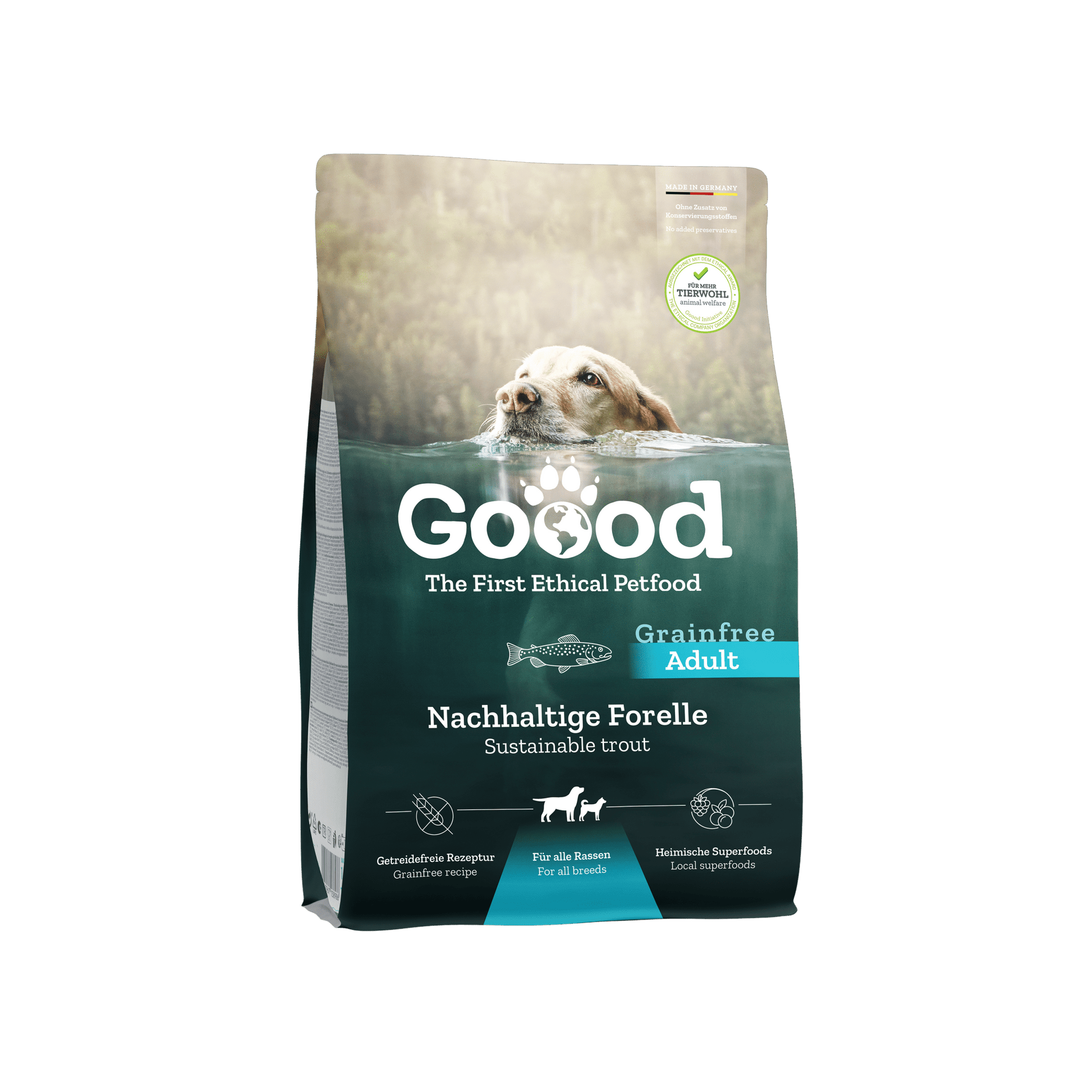 Sustainable Trout Dry Food for Adult Dogs - Pet Supplier Store