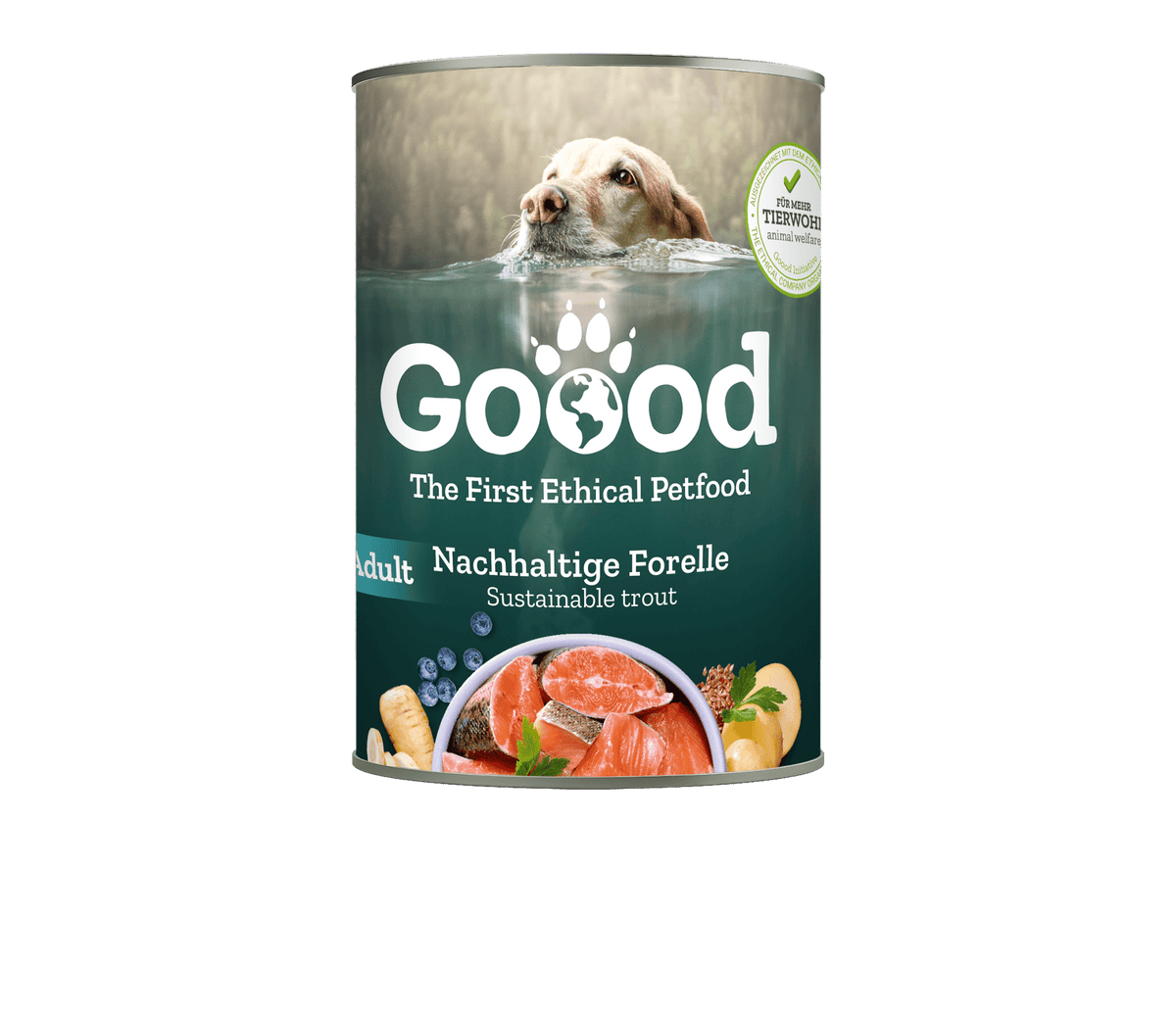 Sustainable Trout Wet Food for Adult Dogs 400g - Pet Supplier Store