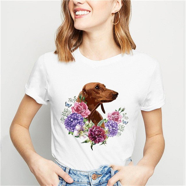T-shirt dog pattern polyester - Pet Supplier Store