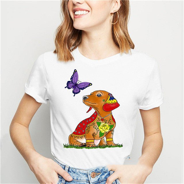 T-shirt dog pattern polyester - Pet Supplier Store