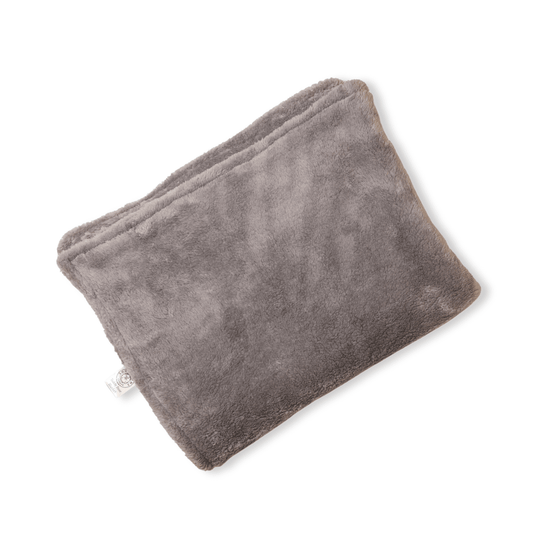 Teddy Bear Grey Dog Blanket by Soho Poms - Pet Supplier Store