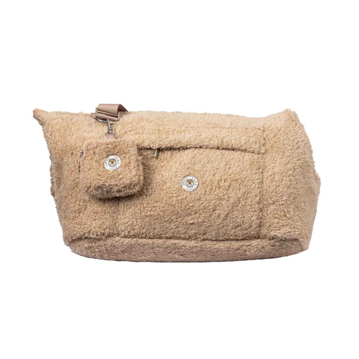 Soho Poms Carnaby Teddy Bear Carrier - Vanilla Cream