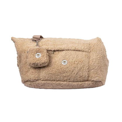 Soho Poms Carnaby Teddy Bear Carrier - Vanilla Cream