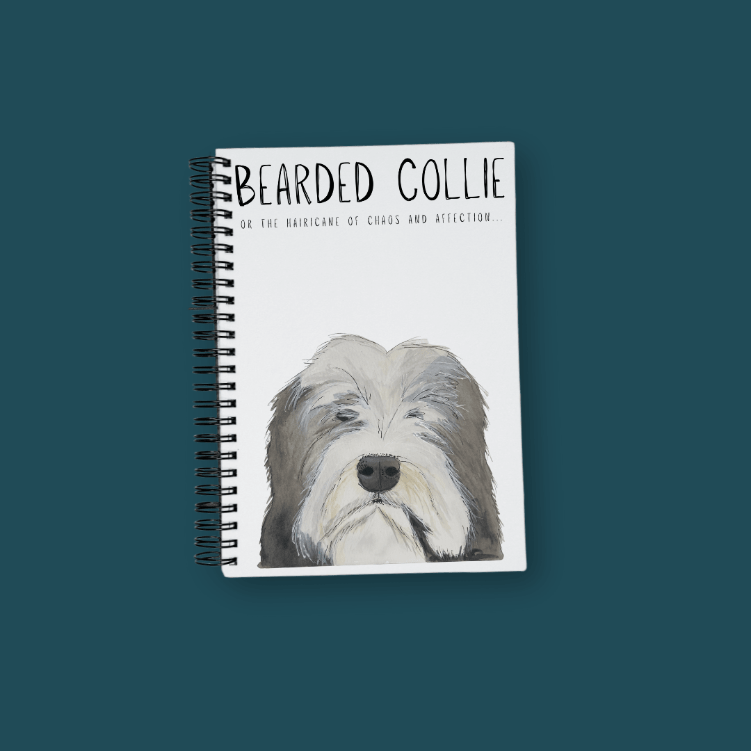 The Bearded Collie Notebook of Genius: Paws, Chaos and Scribbles - Pet Supplier Store