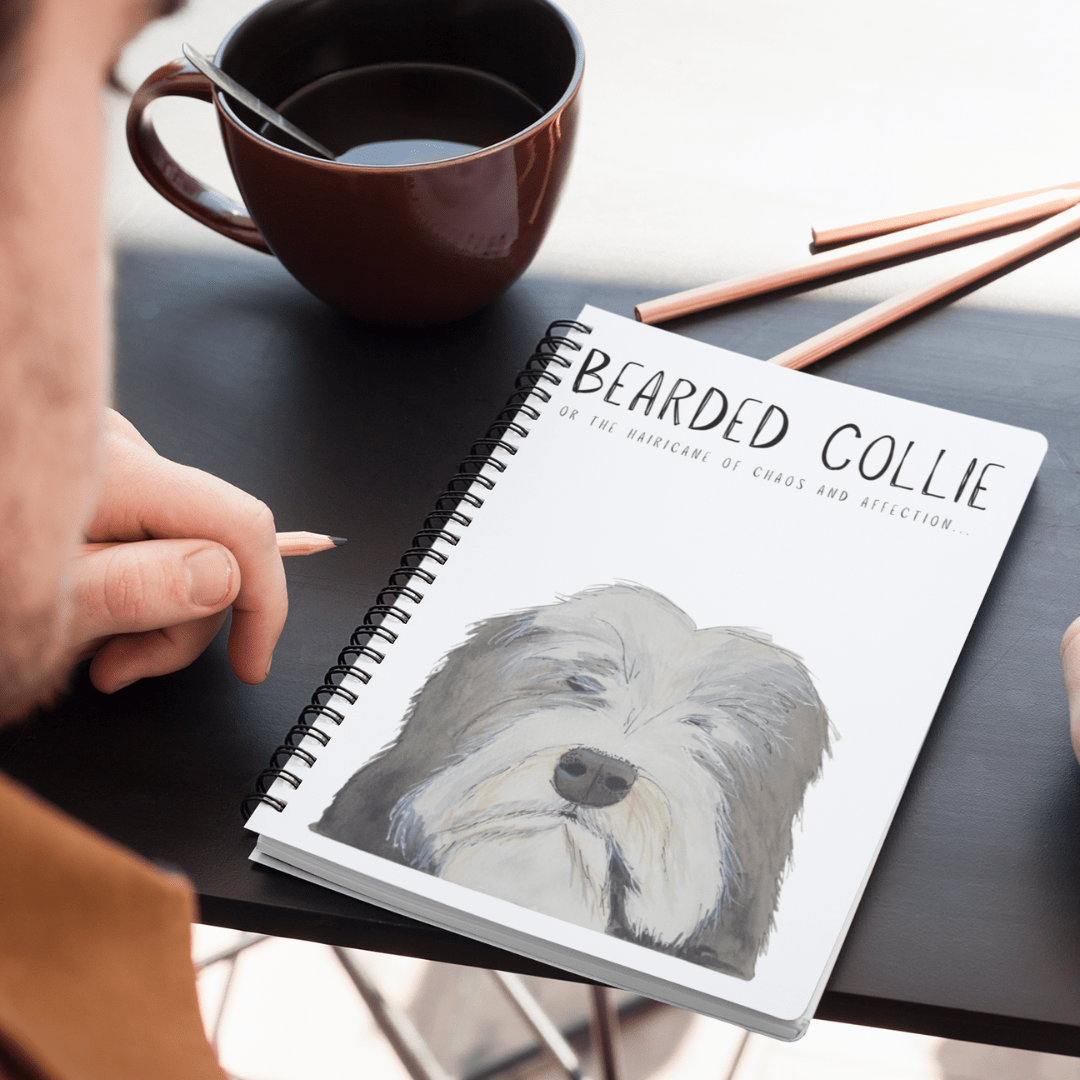 The Bearded Collie Notebook of Genius: Paws, Chaos and Scribbles - Pet Supplier Store