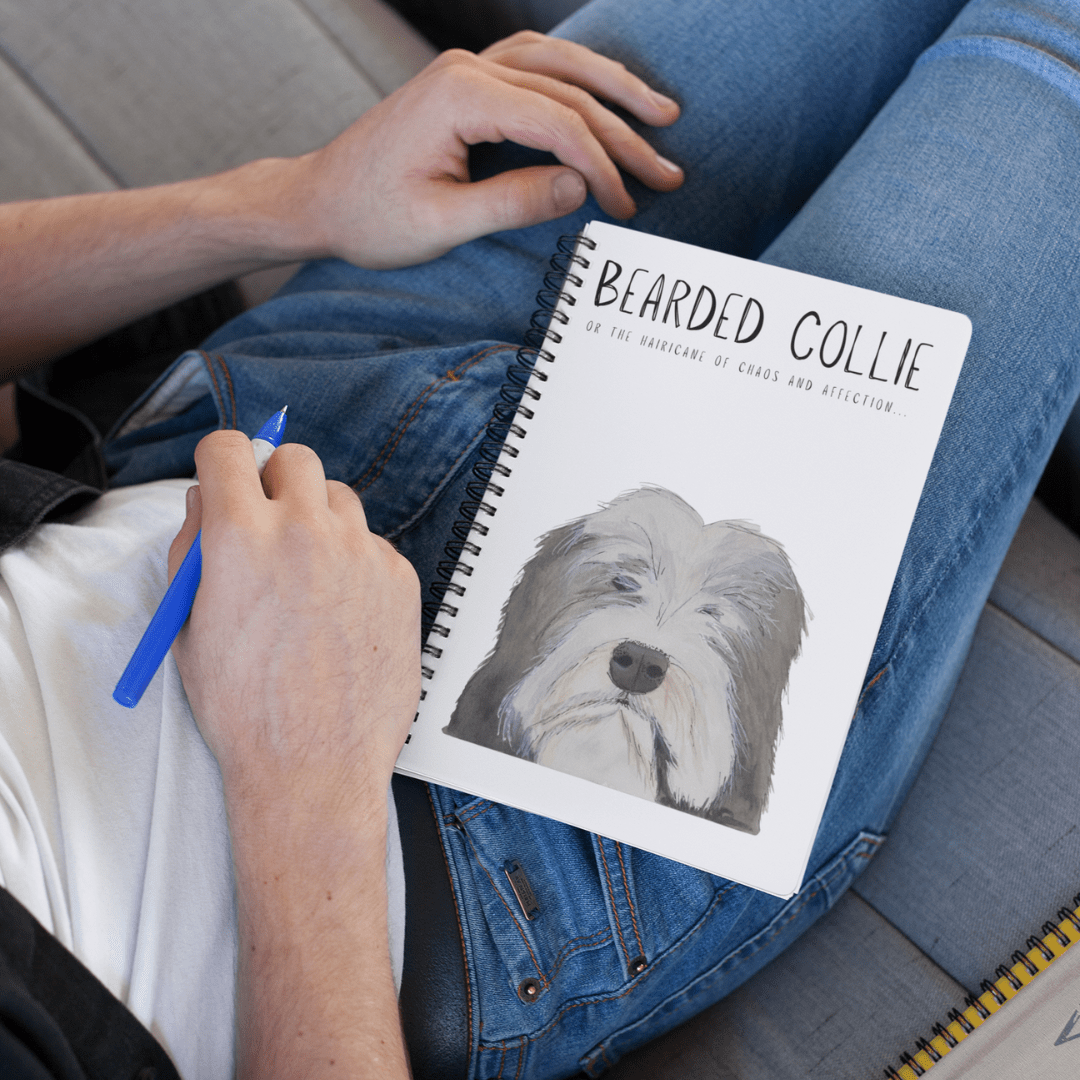 The Bearded Collie Notebook of Genius: Paws, Chaos and Scribbles - Pet Supplier Store
