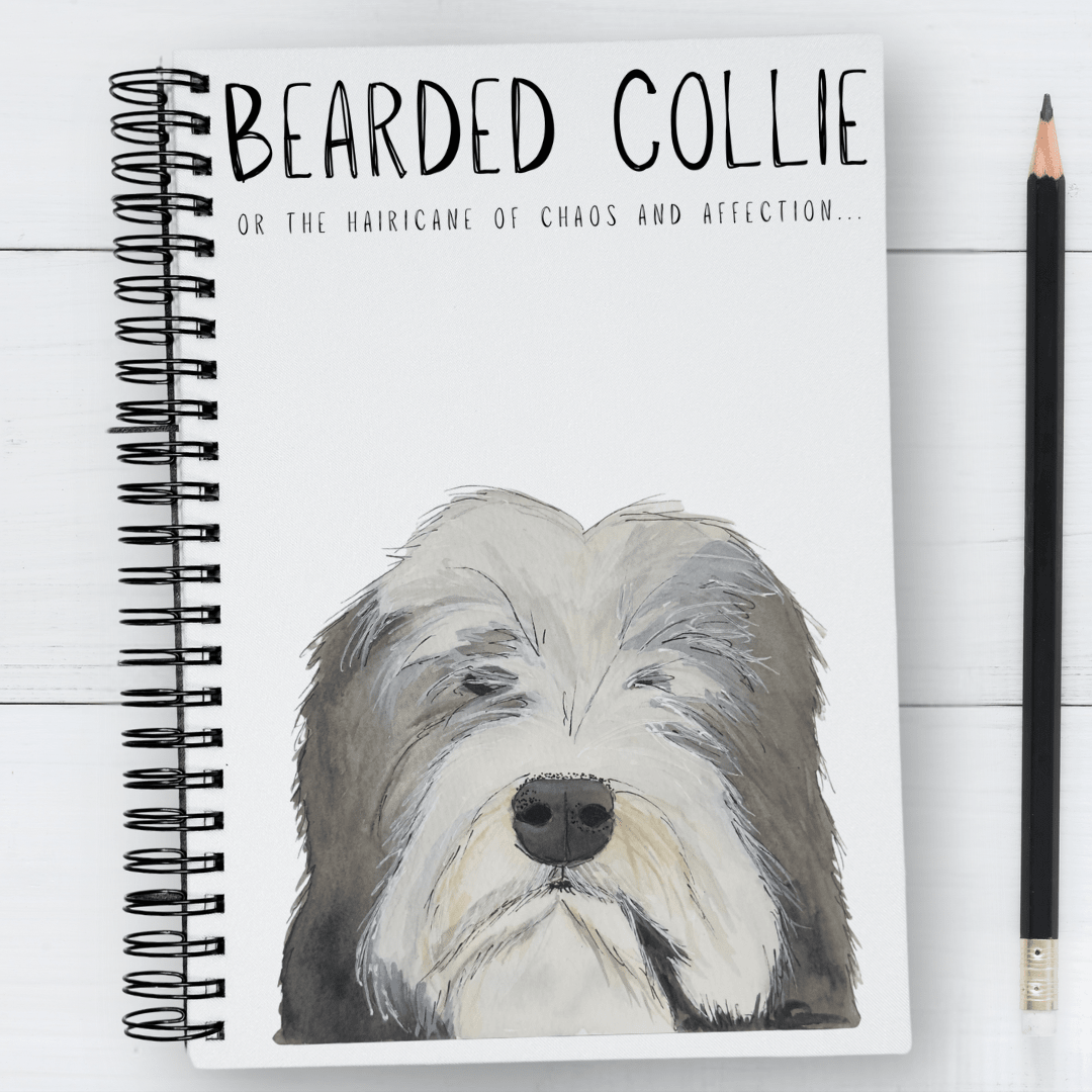 The Bearded Collie Notebook of Genius: Paws, Chaos and Scribbles - Pet Supplier Store