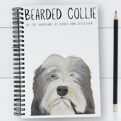 The Bearded Collie Notebook of Genius: Paws, Chaos and Scribbles - Pet Supplier Store