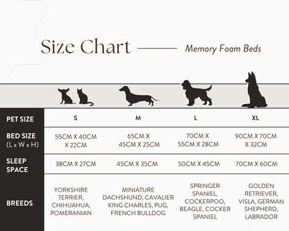 THE CHATSWORTH | LUXURY MEMORY FOAM BED - Pet Supplier Store