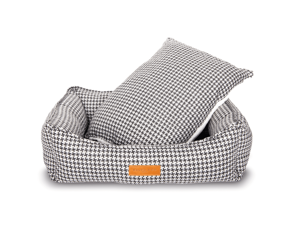 THE KENSINGTON | LUXURY HOUNDSTOOTH BED - Pet Supplier Store
