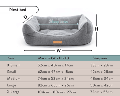 THE KENSINGTON | LUXURY HOUNDSTOOTH BED - Pet Supplier Store