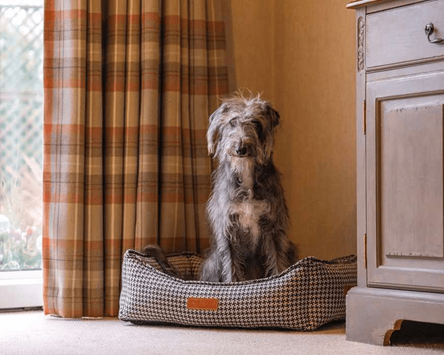 THE KENSINGTON | LUXURY HOUNDSTOOTH BED - Pet Supplier Store