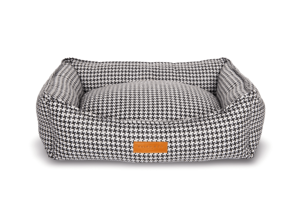 THE KENSINGTON | LUXURY HOUNDSTOOTH BED - Pet Supplier Store