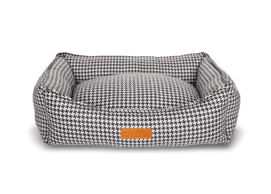 THE KENSINGTON | LUXURY HOUNDSTOOTH BED - Pet Supplier Store