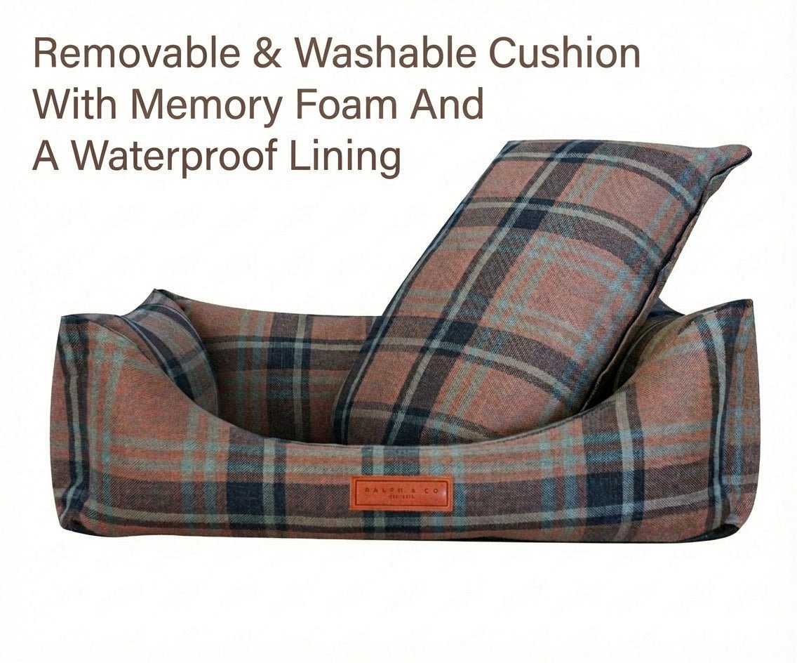 THE MARLOW | LUXURY TARTAN BED - Pet Supplier Store